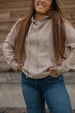 Ramona Rustic Sweater Sweatshirt in Oatmeal