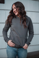 Bare my Soul Raw edge sweatshirt