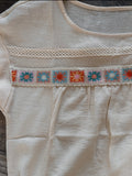 Marigold Bloom Embroidered Top