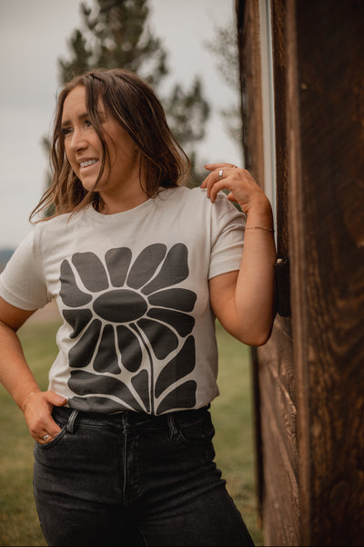 The Black Blossom Graphic Tee