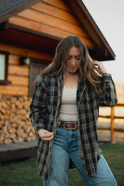 Dust and Daydreams Button Up Flannel