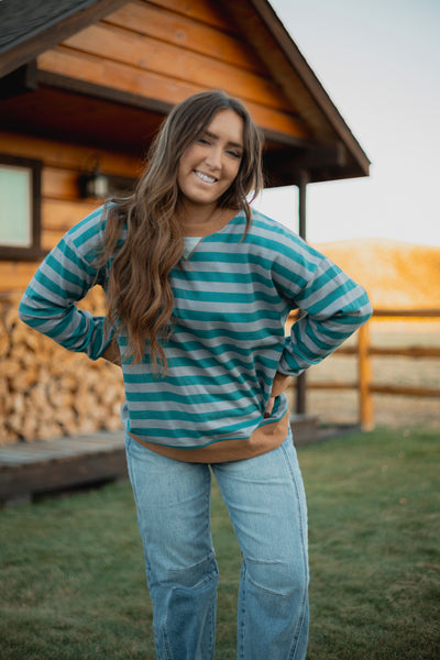 Sundown Stripe Pullover