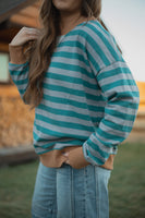 Sundown Stripe Pullover