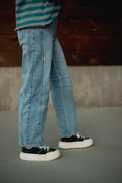 The Jack Straight Leg Barrel Jean