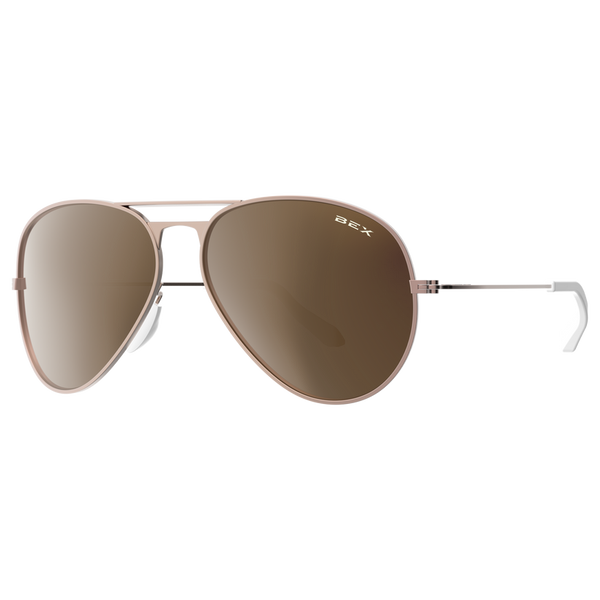 Wesley Bex Sunglasses Rose Gold/Brown