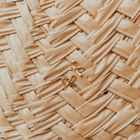 Ella Bow Studs - Gold