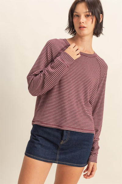 Horizon Striped Knit Top
