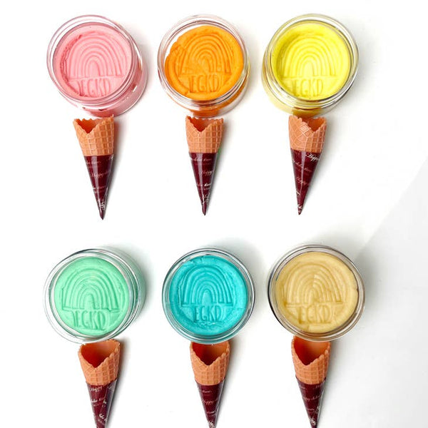 Ice Cream Rainbow Play Dough Set