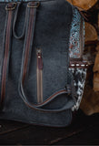 CHISUM DRAW PANELED CONCEALED-CARRY BAG